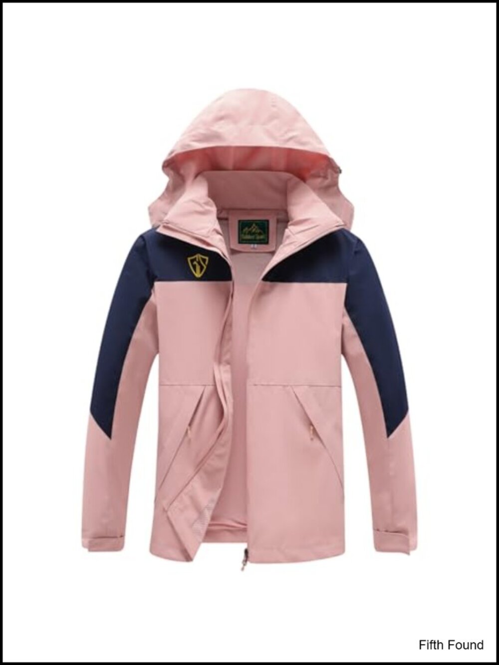 Waterproof Lightweight Packable Rain Jacket Hooded Windbreaker Coat